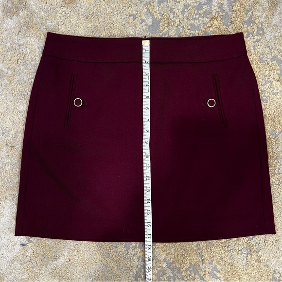 Ann Taylor LOFT Maroon Size 10 Classic Skirt - Picture 6 of 11